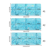 Christmas Silicone Mold Snowflake Keychain Resin Mould DIY Jewelry Making