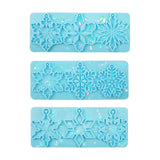 Christmas Silicone Mold Snowflake Keychain Resin Mould DIY Jewelry Making