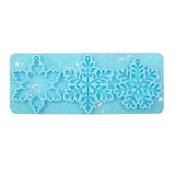 Christmas Silicone Mold Snowflake Keychain Resin Mould DIY Jewelry Making