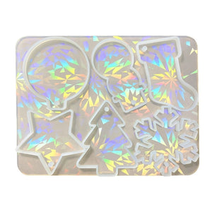 Christmas Silicone Mold for DIY Ornaments Snowman Resin Mold