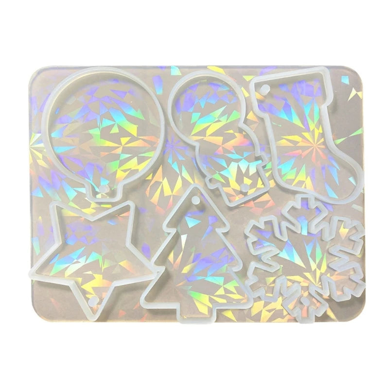 Christmas Silicone Mold for DIY Ornaments Snowman Resin Mold