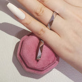 Christmas Silver Band Men Rings Wedding Engagement Love Jewelry
