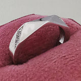 Christmas Silver Band Men Rings Wedding Engagement Love Jewelry