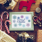 Christmas Snow Clear Stamp Winter Snowflake Silicone Stamps Seal
