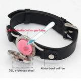 Christmas Snow Aromatherapy Locket Stainless Steel Diffuser Bracelet