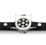 Christmas Snow Aromatherapy Locket Stainless Steel Diffuser Bracelet