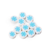 Christmas Snowflake Polymer Clay Beads For Jewelry Making DIY