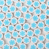 Christmas Snowflake Polymer Clay Beads For Jewelry Making DIY