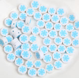Christmas Snowflake Polymer Clay Beads For Jewelry Making DIY
