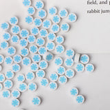 Christmas Snowflake Polymer Clay Beads For Jewelry Making DIY