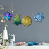 Christmas Snowflake Snowman Epoxy Resin Mold Silicone Mould DIY Crafts