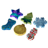 Christmas Snowflake Snowman Epoxy Resin Mold Silicone Mould DIY Crafts