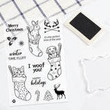 Christmas Socks Cutting Dies & Stamps Set for DIY Card Making Scrapbook
