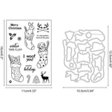 Christmas Socks Cutting Dies & Stamps Set for DIY Card Making Scrapbook
