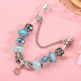Christmas Stars & Xmas Tree Charm with Heart Pendent Bead for DIY Jewelry Gift