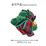 Christmas Bell Bow Plush Grip Clip Girls Shark Headwear for Women