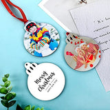 Sublimation Blank Pendant Christmas Ornaments for DIY Decor Craft