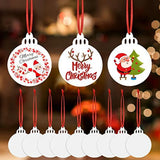 Sublimation Blank Pendant Christmas Ornaments for DIY Decor Craft