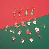 Christmas DIY Jewelry Kit with Alloy Bangle and Crystal Beads