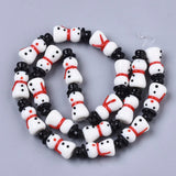 Christmas Lampwork Beads Santa/Snowman/Tree/Hat For Bracelet DIY