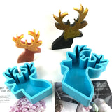 Christmas Elk Silicone Mold for Xmas Home Decoration