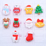 Christmas Santa Elk Socks Snowman Ring For Party