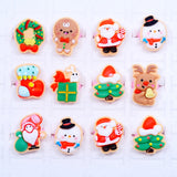 Christmas Santa Elk Socks Snowman Ring For Party