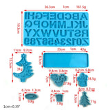 Christmas Tree Silicone Mold Epoxy Resin Casting Jewelry Tool
