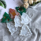 Christmas Tree Bell Elk Pendant Silicone Mold DIY Crafts