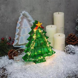 Christmas Tree Boxes Silicone Molds Storage Box Crystal Epoxy Resin Mold