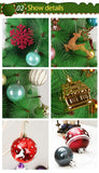 Christmas Tree Decoration Ball Bright Christmas Ball Christmas Hanging Ornaments