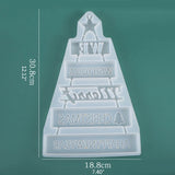 Christmas Tree Decoration Silicone Mold for Epoxy Resin Jewelry DIY Crafts
