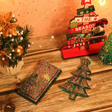 Christmas Tree Elk Snowman Silicone Mold for Resin Crafts