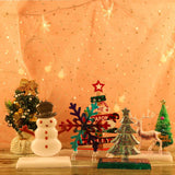 Christmas Tree Elk Snowman Silicone Mold for Resin Crafts