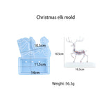 Christmas Tree Elk Snowman Silicone Mold for Resin Crafts