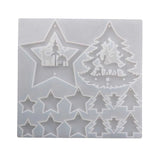 Christmas Tree Star Decoration Resin Mold DIY Crafts Pendant Tools