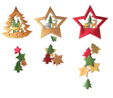Christmas Tree Star Decoration Resin Mold DIY Crafts Pendant Tools