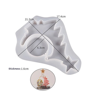 Christmas Tree Frame Silicone Mold for Epoxy Resin Craft
