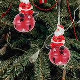 Xmas Bell Pendants Metal Hanging Ornaments Household Decoration
