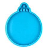 Christmas Tree Keychain Silicone Mold with Hole Keyring Pendant Mold