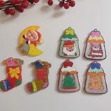 Christmas Tree & Santa Keychain Resin Mold DIY Pendant Jewelry