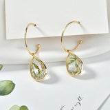 Christmas Tree Copper Bezel Pendant DIY Earrings Necklace Ornament