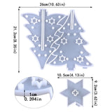 Xmas Tree Resin Molds Set for DIY Craft, Table Decoration