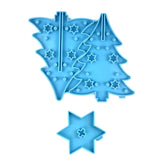 Xmas Tree Resin Molds Set for DIY Craft, Table Decoration