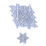Xmas Tree Resin Molds Set for DIY Craft, Table Decoration