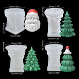 Christmas Tree Santa Claus Silicone Mold Epoxy DIY Decoration