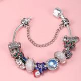 Christmas Tree & Santa Claus Beads Bracelet DIY Jewelry For Women & Kids