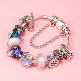 Christmas Tree & Santa Claus Beads Bracelet DIY Jewelry For Women & Kids
