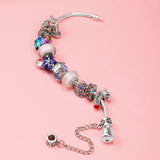 Christmas Tree & Santa Claus Beads Bracelet DIY Jewelry For Women & Kids