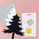 Christmas Tree Set Embossing Mould Boy Girl Metal Die Cuts Puppy Snowflake
